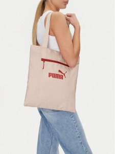 Puma Torebka BASE EA TOTE 9172402 Różowy