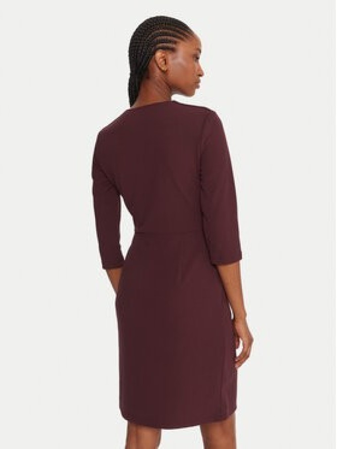 Rinascimento Sukienka koktajlowa CFC0020071002 Bordowy Regular Fit