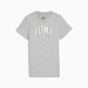 Koszulka damska Puma SQUAD GRAPHIC szara 68153704 r S