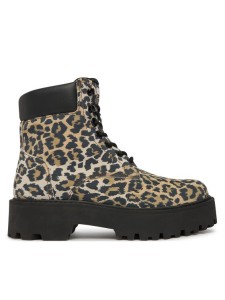 Tommy Jeans Trzewiki Tjw Platform Cheetah Boots EN0EN03140 Brązowy