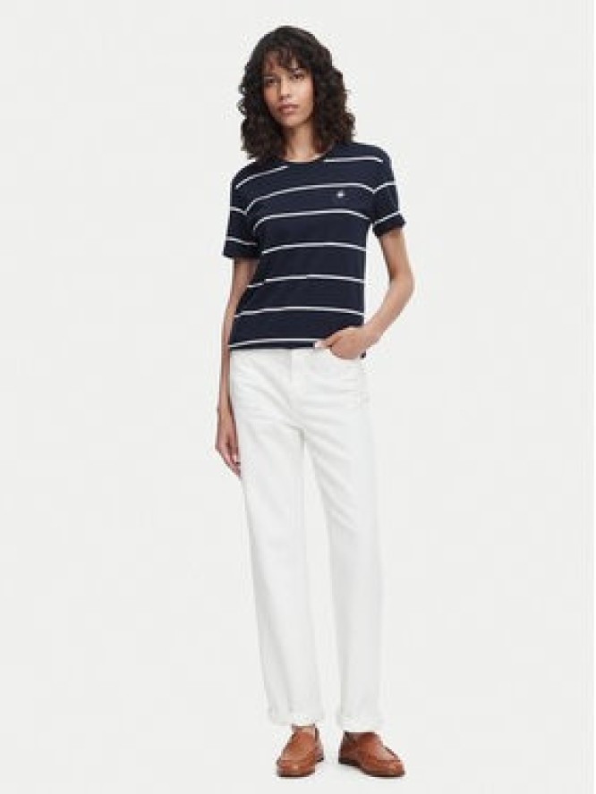 Beverly Hills Polo Club T-Shirt P-SS26W-TS0162 Granatowy Regular Fit
