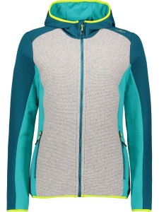 CMP Kurtka polarowa w kolorze szaro-turkusowym rozmiar: 40