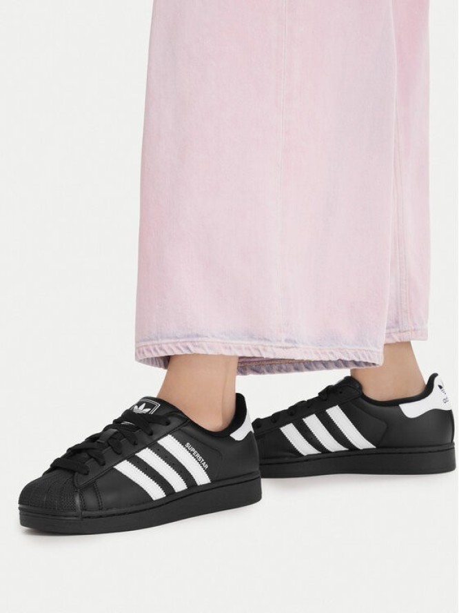 adidas Sneakersy Superstar II JI0079 Czarny