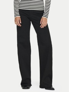 ONLY Jeansy Madison 15301338 Czarny Wide Leg