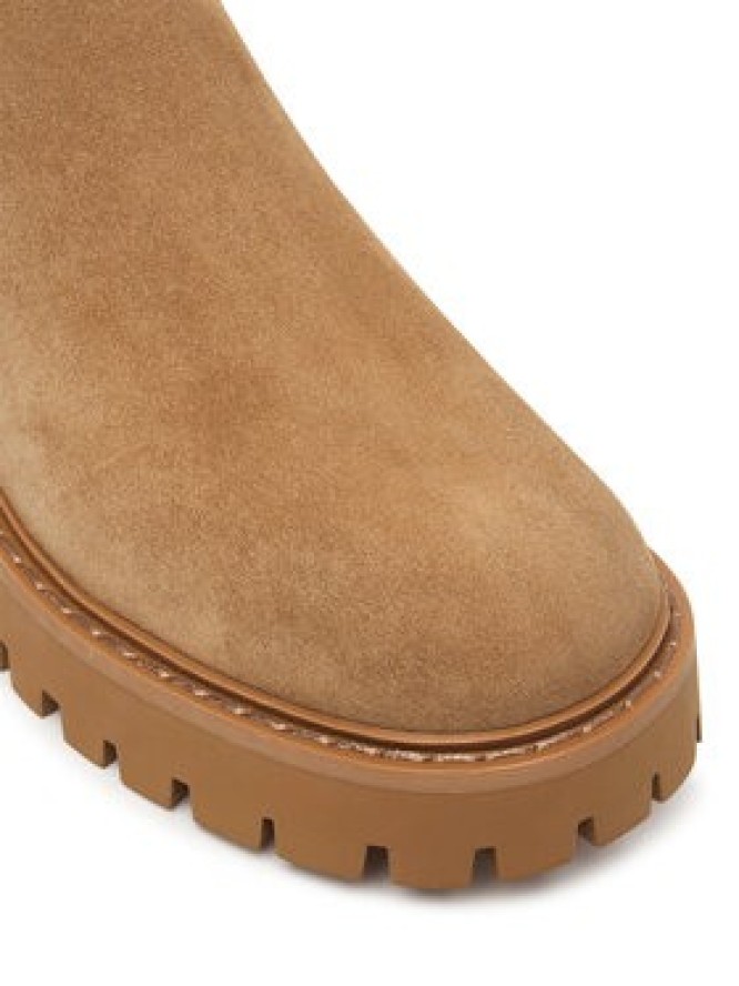 MICHAEL Michael Kors Sztyblety Asher Flat Bootie 40F5ASFE5S Beżowy