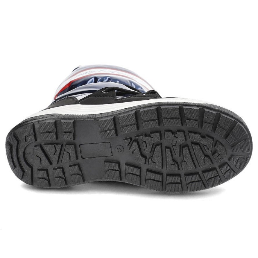 Granatowe Śniegowce Tommy Hilfiger Damskie Buty