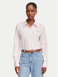 Tommy Hilfiger Koszula Summer WW0WW51155 Różowy jasny Regular Fit