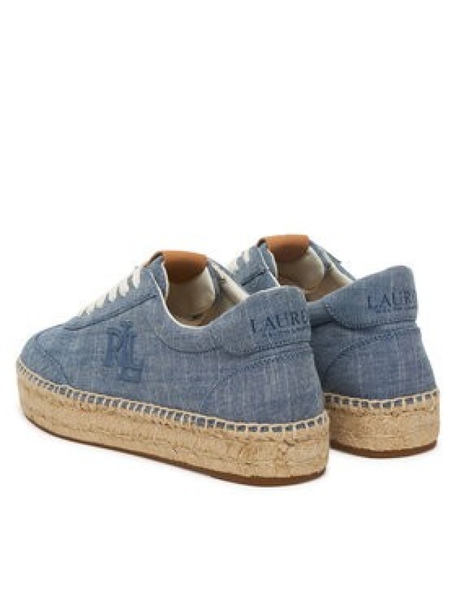 LAUREN RALPH LAUREN Espadryle 802P10497001 Niebieski