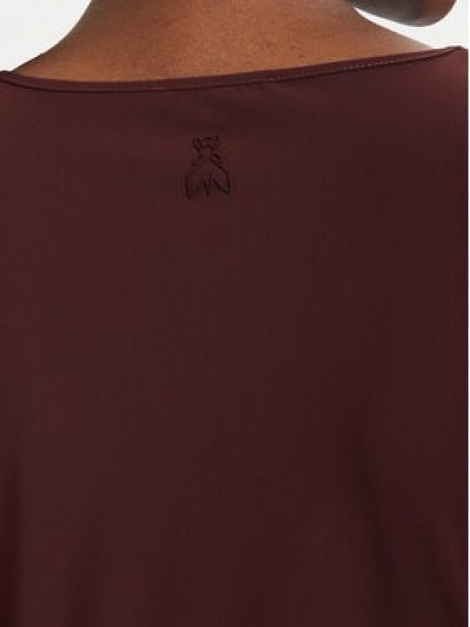 Patrizia Pepe Sukienka codzienna 2A3081/JZ26-B887 Brązowy Slim Fit