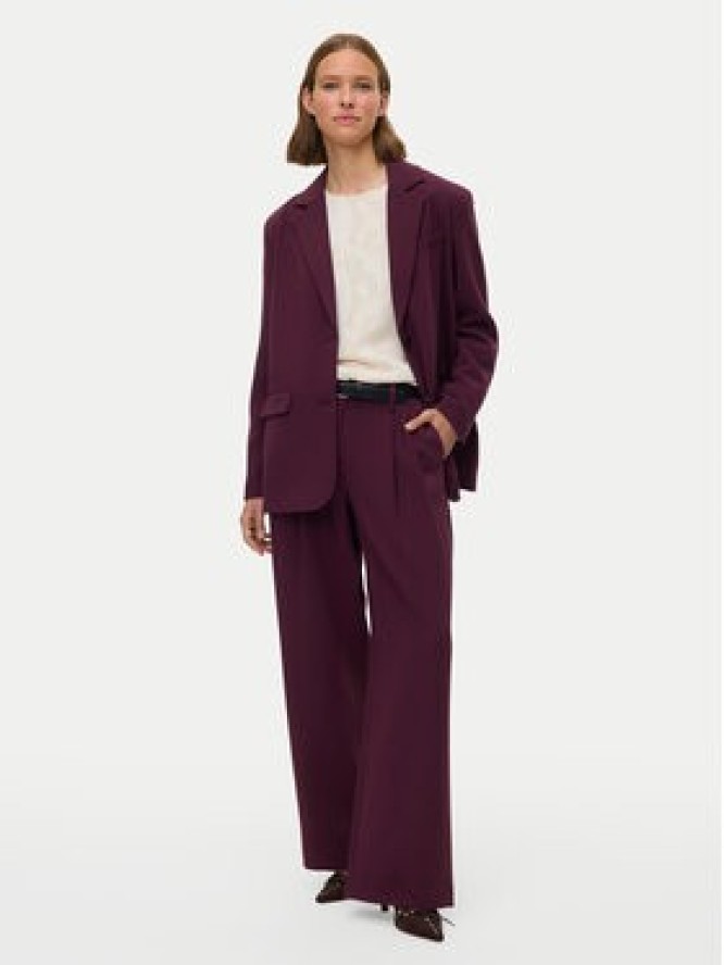 Vero Moda Spodnie materiałowe Michell 10336373 Fioletowy Wide Leg