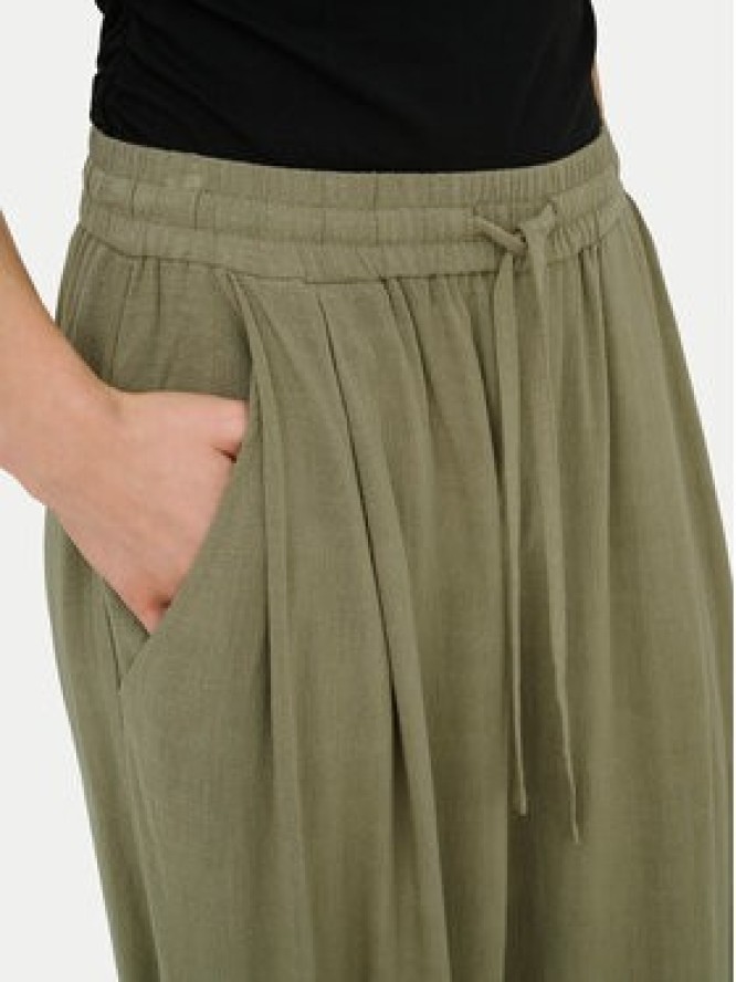 ONLY Spodnie materiałowe Siesta 15373197 Khaki Regular Fit