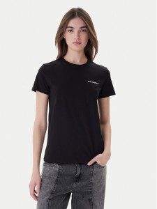 KARL LAGERFELD T-Shirt A1W17019 Czarny Regular Fit