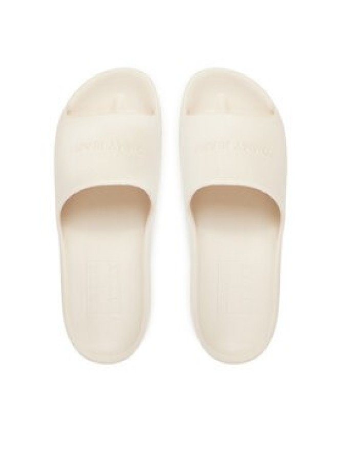 Tommy Jeans Klapki Tjw Chunky Pool Slide Ess EN0EN02879 Écru