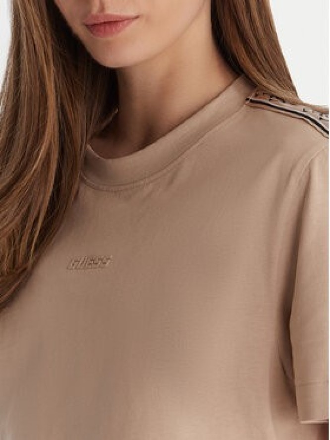 Guess T-Shirt V3RI08 I3Z14 Beżowy Relaxed Fit