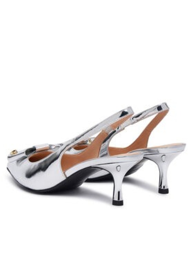 LOVE MOSCHINO Czółenka JA10366G0OJE090B Srebrny