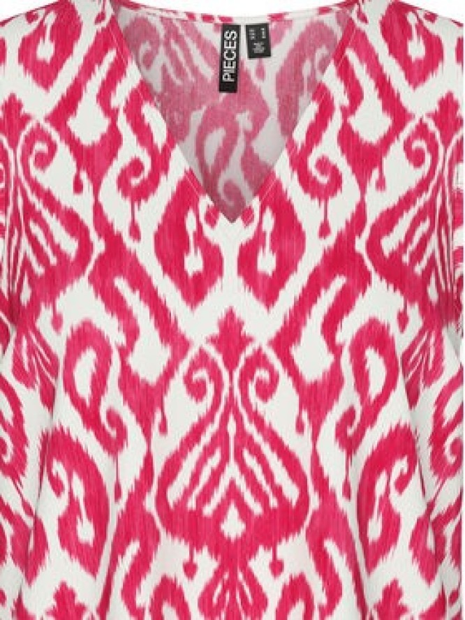 Pieces Bluzka Nya 17147804 Różowy Regular Fit