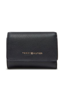 Tommy Hilfiger Portfel Th Logotape Trifold AW0AW17477 Granatowy