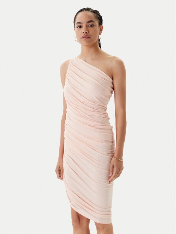 NORMA KAMALI Sukienka koktajlowa ST1253MD288832 Różowy Slim Fit