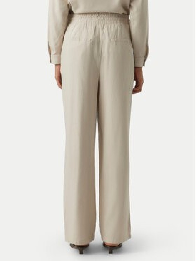 Vero Moda Spodnie materiałowe Jesmilo 10287363 Beżowy jasny Regular Fit