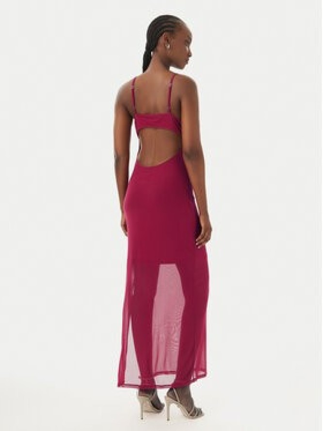 ONLY Sukienka letnia Magda 15372730 Czerwony ciemny Bodycon Fit