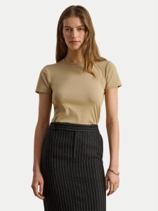 LAUREN RALPH LAUREN T-Shirt Alli 200807563053 Beżowy Regular Fit