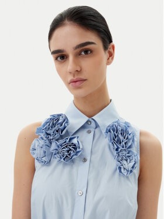 KARL LAGERFELD Sukienka letnia A2W13004 Błękitny Regular Fit