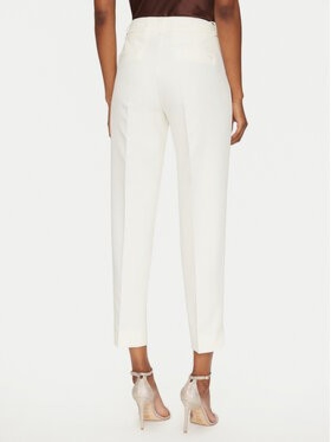 Maryley Spodnie materiałowe 25EB52Z/M24/43VA Écru Regular Fit