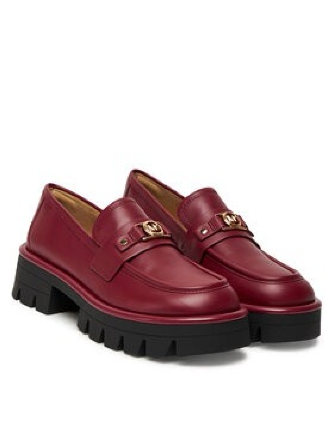 MICHAEL Michael Kors Loafersy 40T5MAFP1L Bordowy