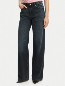 Just Cavalli Jeansy 80PAB5T2 CDWCH Granatowy Straight Fit