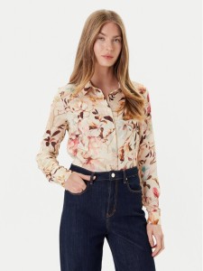 Guess Koszula W5YH0X WDW82 Beżowy Regular Fit