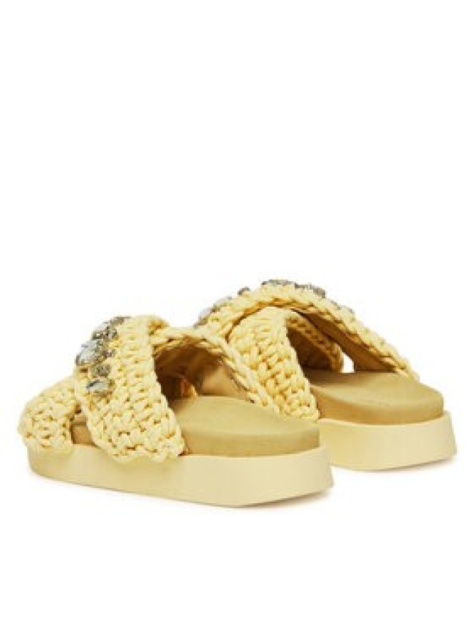 Inuikii Klapki Woven Stones 70104-106 Żółty