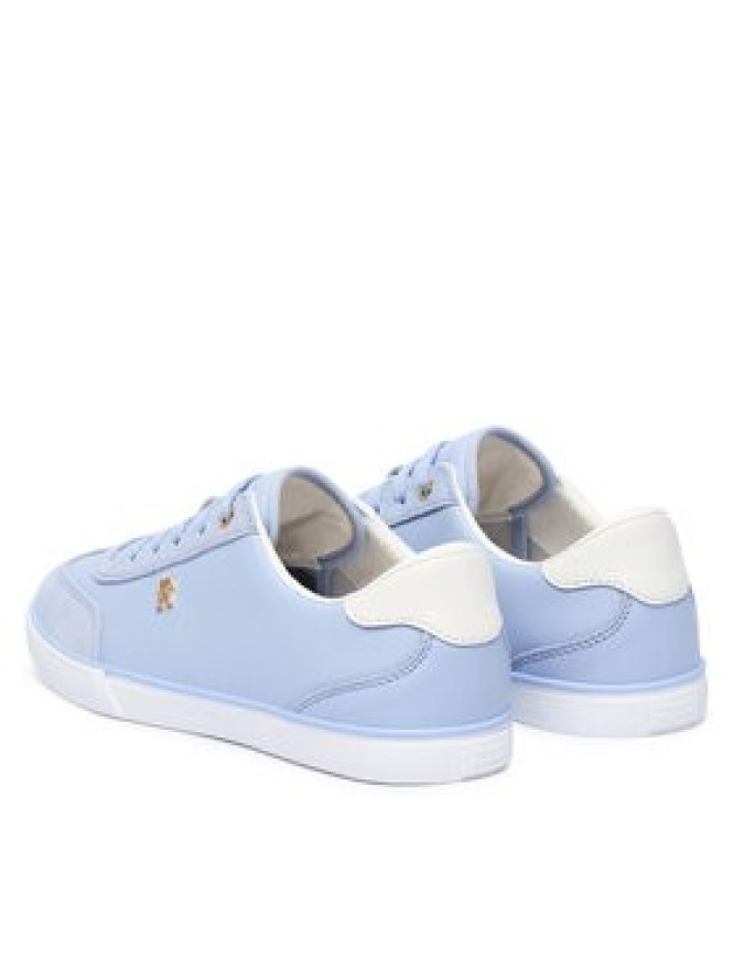 Tommy Hilfiger Sneakersy Th Chic Low Vulc FW0FW09391 Niebieski jasny