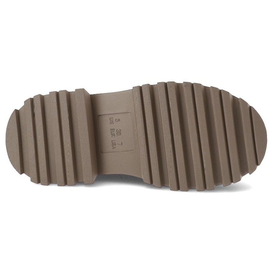 Beżowe Kalosze Gioseppo Modne Wsuwane Obuwie Damskie