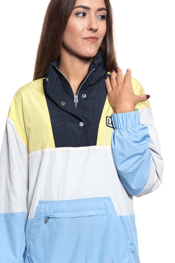 DAMSKA KURTKA PRZEJŚCIOWA LEE WINDBREAKER ECRU L56AYOLO 112113016