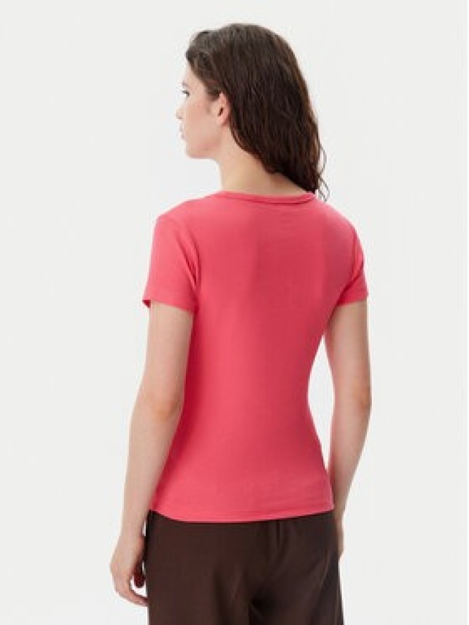 Tommy Jeans T-Shirt Essential DW0DW17385 Różowy Slim Fit