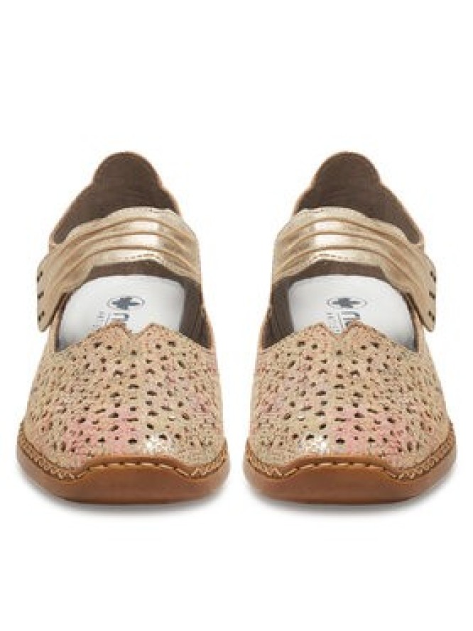 Rieker Półbuty 41399-92 Beżowy