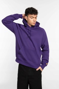 BLUZA UNISEX CARHARTT CHASE I033661-1YVXX (S) KOLOR FIOLETOWY