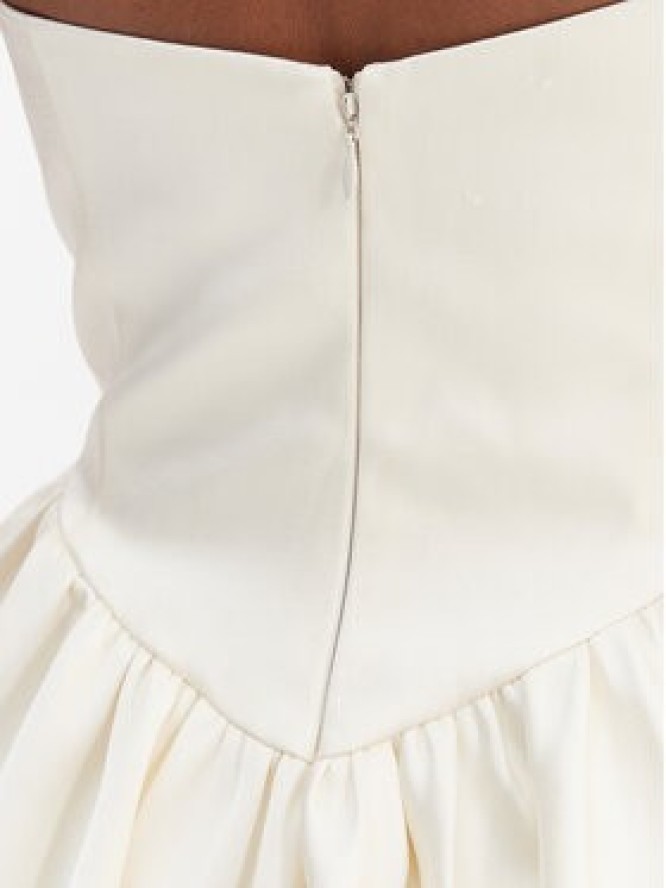 Bardot Sukienka koktajlowa Avella 60137DB Écru Slim Fit