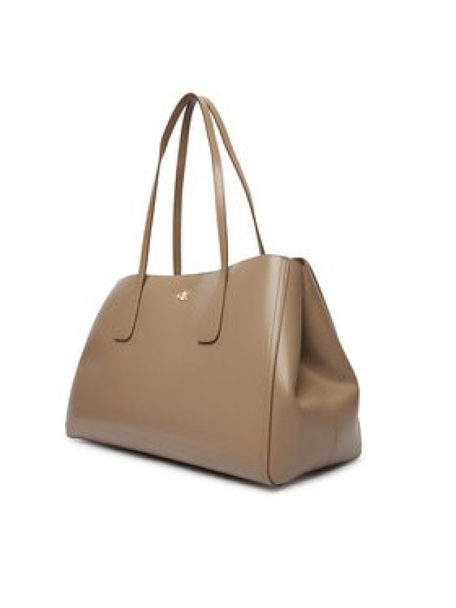 Calvin Klein Torebka Ck Snap Large Tote LV04F3502G Beżowy
