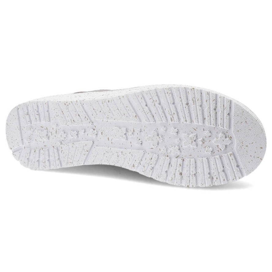 Szare Półbuty Wasak Modne Obuwie Damskie