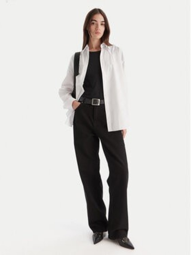 HUGO Koszula Elisana_B 50548839 Biały Oversize