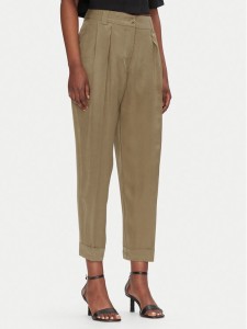 ACCESS FASHION Spodnie materiałowe 53-5025-235 Brązowy Regular Fit