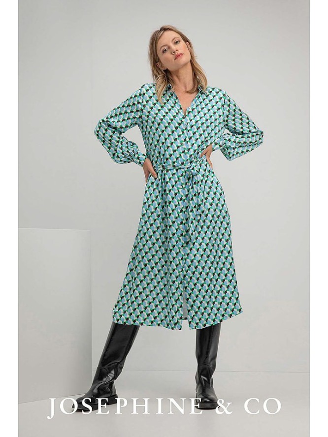 Josephine & Co Sukienka "Suzette" w kolorze zielonym rozmiar: 40