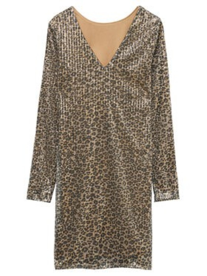 Vero Moda Sukienka codzienna Hanya 10337842 Beżowy Regular Fit