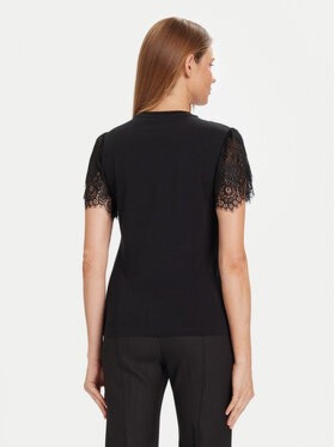 Fracomina T-Shirt FR25WT3059J401G1 Czarny Regular Fit