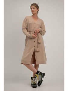 Josephine & Co Sukienka w kolorze beżowym rozmiar: XXL