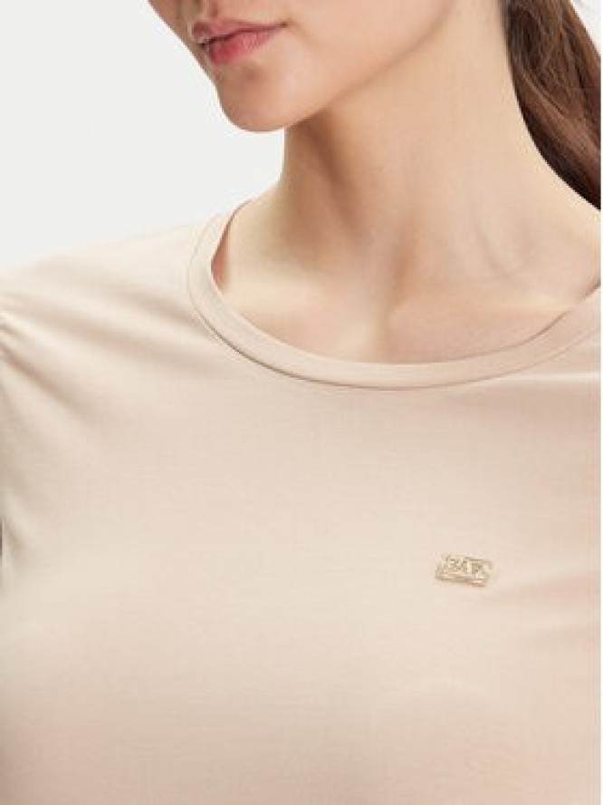 EA7 Emporio Armani Bluzka 7W000456 AF10373 U1046 Beżowy Slim Fit