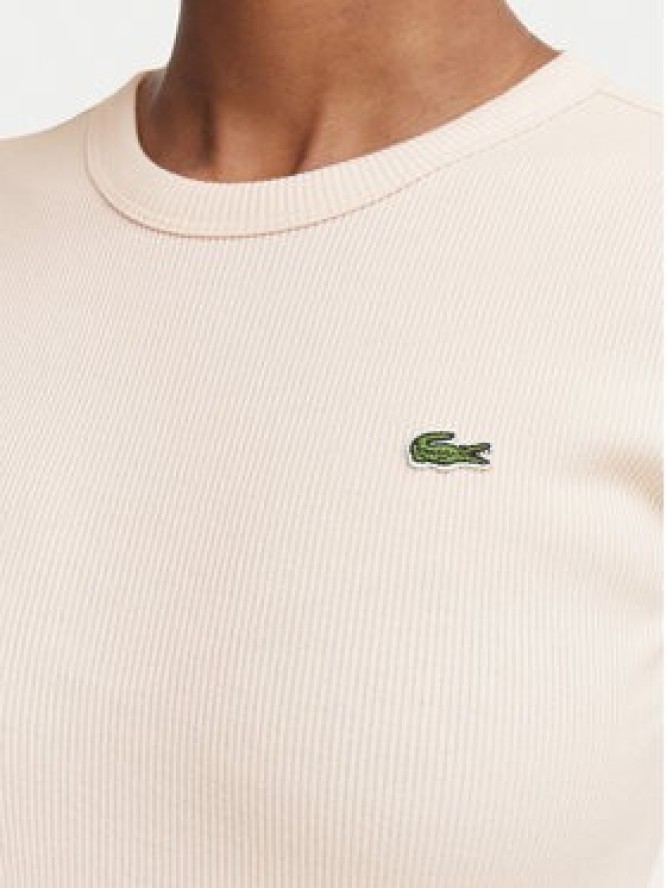 Lacoste T-Shirt TF5538 Różowy jasny Slim Fit