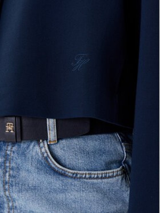 Tommy Hilfiger Marynarka WW0WW46519 Granatowy Relaxed Fit