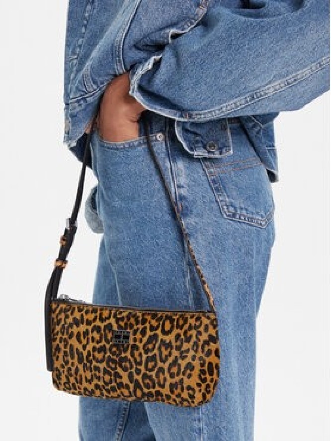 Tommy Jeans Torebka Tjw Must Leopard Shoulder Bag AW0AW18008 Pomarańczowy